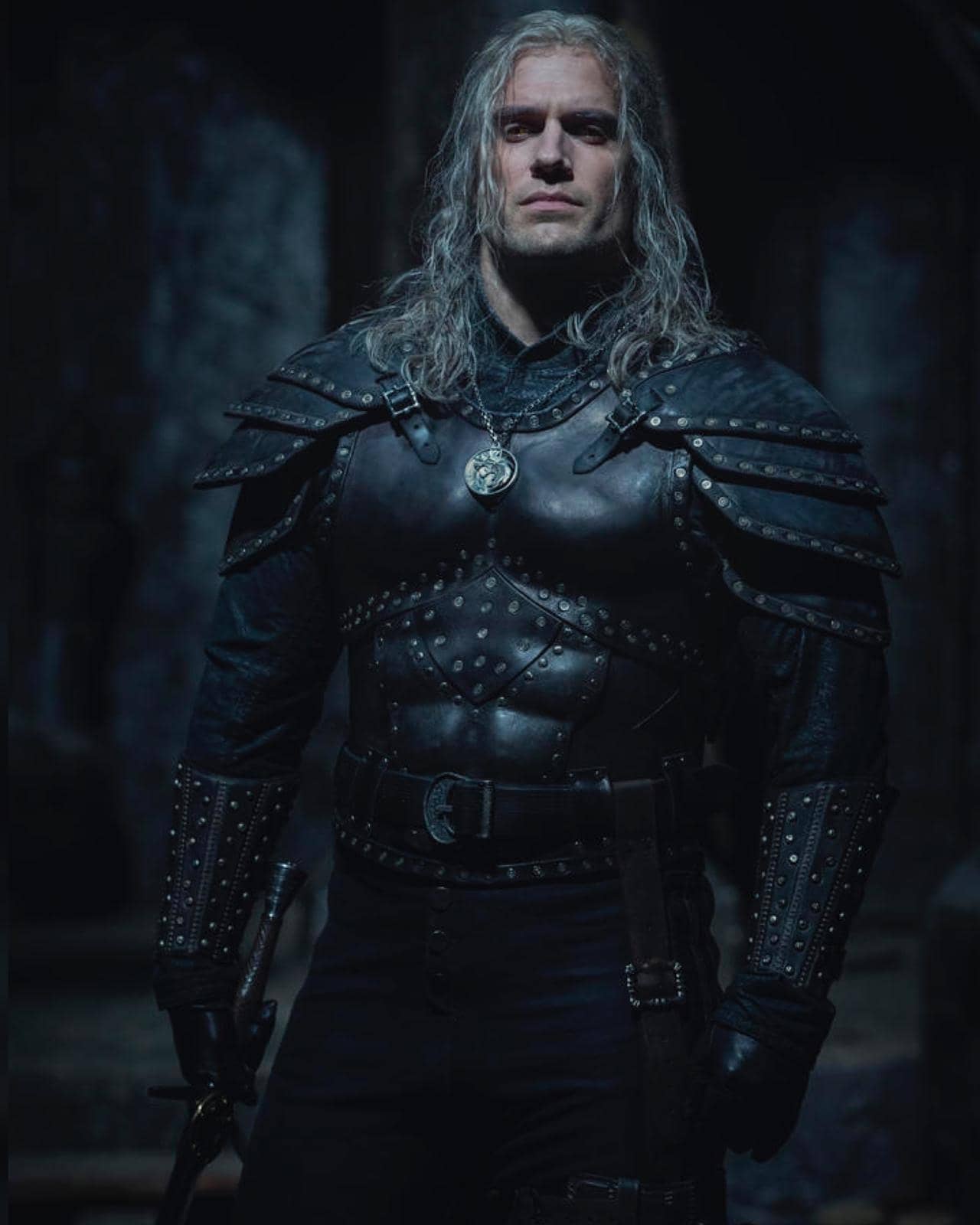 Henry Cavill On Set